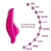 Wearable Vibrator Panties with Wireless Remote Control Clitoris Stimulation 10 Frequency Vibration Adult Sex Toy for Women (Pink)