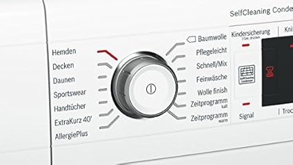 Bosch Series 8 Wtw87541 Own Load Before A 9kg Tumble Dryer