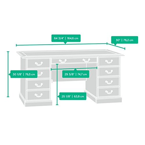 Sauder Heritage Hill Executive Desk - Image 4