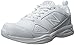 New Balance Women's WX623V3 Training Shoe, White/Silver, 8.5 D US
