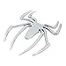 Cool Silver 3D Spider Spiderman Emblem Car Decal Sticker