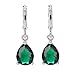 Women's Dangle Earrings，Fashion 925 Silver Naked Drill Super Sparkle Crystal Stud Jewelry Gift