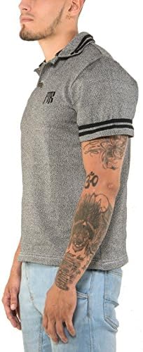 Miguelo Romano Men's Blade Resistant Polo Grey