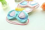 Adecco LLC Cute Sleeping Beauty Cartoon Eye Mask & Blindfold for Kid's Sweet Dreams Pink