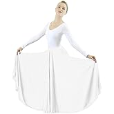 Danzcue Womens Long Full Circle Dance Skirt