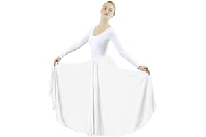 Danzcue Womens Long Full Circle Dance Skirt