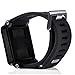 SQdeal Collection iPod Nano 6th Gen Wrist Strap Watch Band Case w/ Adjustable length Function, with Touch Pen (Black)