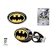DC Comics Enamel 316L Stainless Steel Batman Stud Earrings