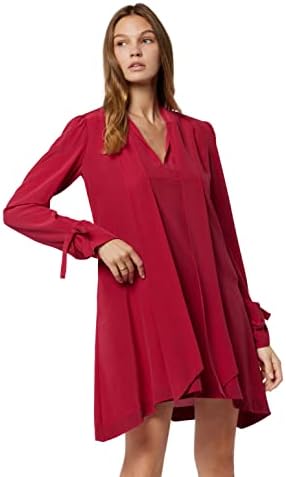 karen kane long sleeve tiered dress Karen Kane Puff Sleeve Tiered Shirt Dress Chambray Dan's Southern Prep