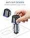 Andobil Car Charger, QC 3.0 Dual USB Car Charger Boost Fast Adapter Compatible iPhone Xs/Xs Max/X/8/8 Plus/7/7 Plus, Sumsung Galaxy S10/S10 Plus/S10e/S9+/S9/S8/S8+/Note 9, Google, LG, OnePlus and More
