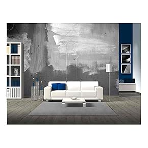 Grunge Concrete Wall - Removable Wall Mural | Self-Adhesive Large Wallpaper - 66x96 inches
