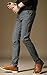 Plaid&Plain Men's Flannel Lined Jeans Fleece Lined Insulated Work Pants Slim Bootcut Jeans