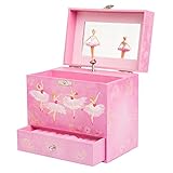 Play Platoon Ballerina Music Box for Girls - Ballet Dancer Jewelry Box