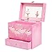 Play Platoon Ballerina Music Box for Girls - Ballet Dancer Jewelry Box