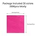 3000 Pieces Tissue Paper Colorful Square Tissue Paper Scrapbooking Gift Tissue Paper for Kids DIY Art Craft, 30 Colors, 2 Inches