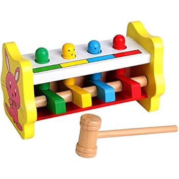 Aenmil Pounding Bench Wooden Toy With Mallet Pounding Bench Early Educational Development Toys For Preschool Toddlers #wooden #toys #for #infants #and #toddlers Aenmil Pounding Bench Wooden Toy With Mallet Pounding Bench Early Educational Development Toys For Preschool Toddlers