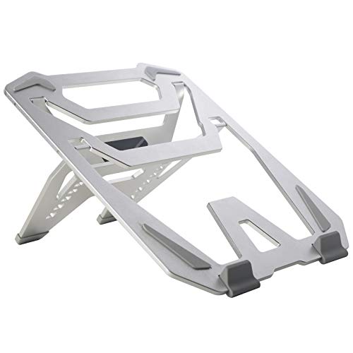 AICHESON Adjustable Aluminum Silver Laptop Stand