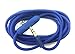 Replacement Audio Cable Cord Wire with in-line Microphone and Control Compatible with Beats by Dr Dre Headphones Solo/Studio/Pro/Detox/Wireless/Mixr/Executive/Pill (Blue)