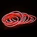 USB EL Wire, 9ft EL Neon Wire Red DC 5V Neon Lights Sewable Electroluminescent Wire/El Wire for Car Interior Automotive Décor with 6mm Sewing Edge