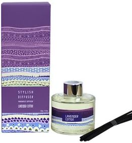 AMFFORA Stylish Fragrance Reed Diffuser, 4oz (Lavender Cotton)