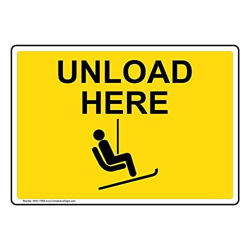 OSWALDO Skating Skiing Aluminum Metal Sign, 8x12 inch