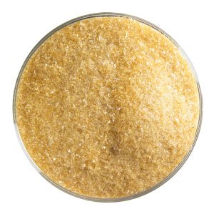 5 Oz Medium Amber Transparent Fine Frit - 90 Coe