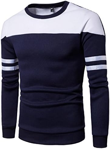 Mens Shirt,Kstare Clearance Men Patchwork V Neck Long Sleeve Slim Fit Tee T-shirt Casual Outwear Tops