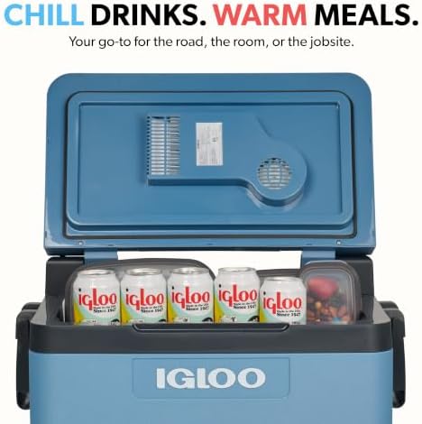 IP42C Passiv‑Kühlbox 42l eisblau – robuste Thermobox für Camping