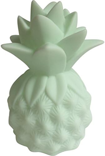 Pineapple Night Light (Mint Green): Child Safe Night Light for Kid's Bedroom, Nursery Decor or Tabletop Light for Parties, by Brite Lite Tribe