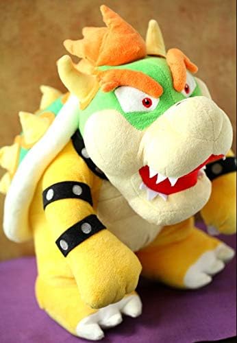 Big Croc (TM Super Mario King Bowser Standing 10 inch Soft Bowser - Made of Soft Plush - Fluffy and Cuddly Durable - Good Choice (King Bowser Standing)