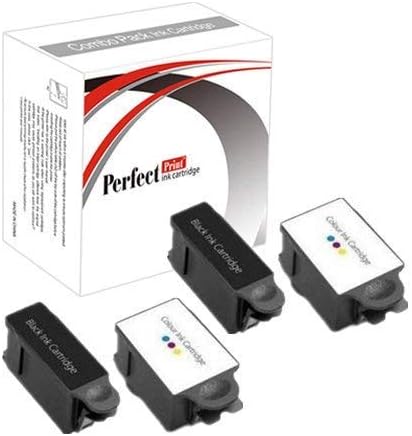 PerfectPrint Black Tri-color Ink Cartridge 4pk for Advent A10 AW10 AWP10 ABK10