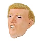 Donald Trump Celebrity Latex Mask Ideal for Parties Halloween | MAGA Pin Included