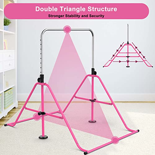 Gymnastics Bar for Kids with Swing Set Gymnastics Bars for Home 9