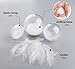 Clear Christmas Ornaments Balls 80mm&100mm Plastic Fillable Bath Bomb Mold Set Ornament Ball for Wedding Gifts Crafting, Pack of 20