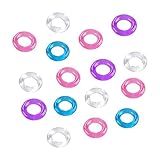 Elisel Soft Silicone Male Dream Essentials Crazy 5/10 Pcs Waterproof Silicone Cockrings Penis Ring Cock-ring Delay Control Ring Super Stretch Cockring Prostate Set for Men Male Masturbation Sex Toys Color Random with Wowlife's Pouch (10 Pcs)