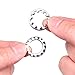 Hilitchi 400-Pcs 304 Stainless Steel External Internal Tooth Star Lock Washers Assortment Kit - Included: M2 M3 M4 M5 M6 M8 M10 M12