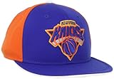 NBA New York Knicks Flat Brim Flex Fit Wool Hat, Large/X-Large