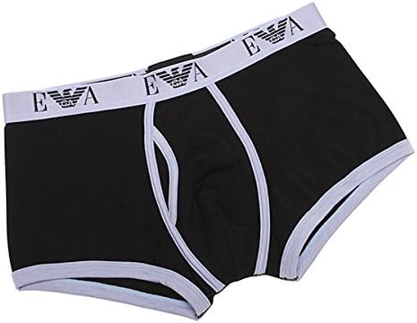 Amazon エンポリオアルマーニ Emporio Armani エンポリオアルマーニ ボクサーパンツ メンズ Emporio Armani 4p515 000 コットン100 アンダーウェア Black 並行輸入品 財布