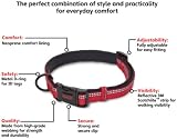 Halti Collar Premium Comfy Nylon Neoprene Padding Reflective Red Size S view 4