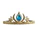 GLITTERFIT Girls Snow Queen Crown Headband, Halloween Costumes, Princess Headband for Kids - Gold