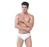 DREAMY Mens Cotton Disposable Regular Underwear Travel Disposable Briefs Pack of 5