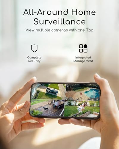 COOAU 2.5K/4MP Solar Security Camera Wireless Outdoor, Faster Charging, with 64GB SD Card, Color Night Vision, Dual-Band WiFi (2.4GHz & 5GHz),Powered by Solar Energy, No Monthly Fee