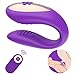 Couples Vibrator with Dual Motors 10 Powerful Vibration Modes for G Spot Clitoral Stimulation, PALOQUETH Wireless Personal Vibrator Clitoris Massager Sex Toy Rechargeable Waterproof