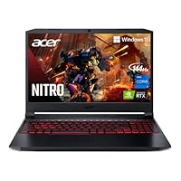 Acer Nitro 5 AN515-57-79TD Gaming Laptop | Intel Core i7-11800H | NVIDIA GeForce RTX 3050 Ti Laptop GPU | 15.6” FHD 144Hz IPS Display | 8GB DDR4 | 512GB NVMe SSD | Killer Wi-Fi 6 | Backlit Keyboard