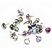 24pcs/lot Mixed 7 Colors 8mm Scrapbooking Rhinestone Brads Paper Fasteners