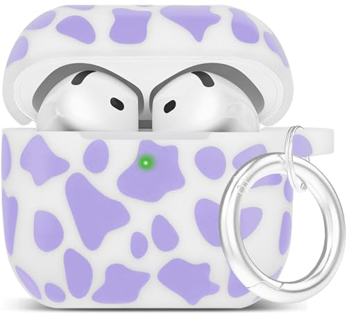 Silicone Cow Print AirPods Case Cover