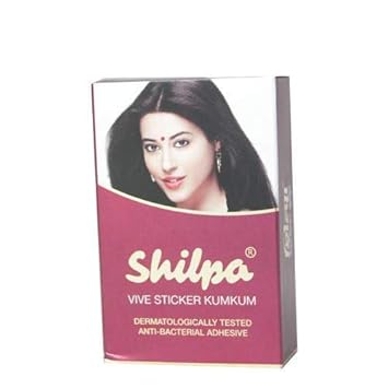 SHILPA VIVE STICKER KUMKUM DEEP RED SIZE-4