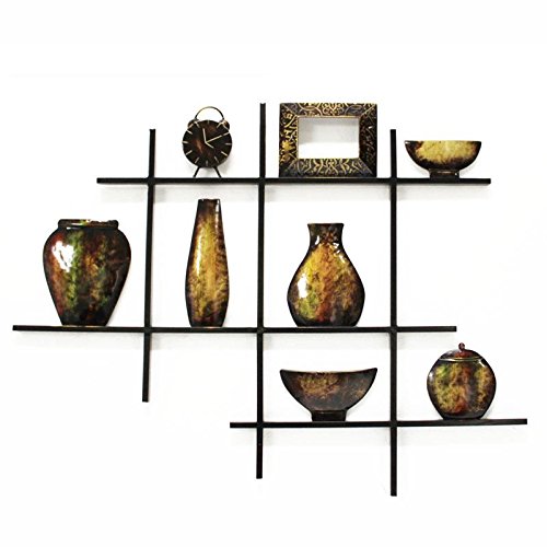 New Contemporary Metal Wall Art Picture Or Sculpture Shelf Scene