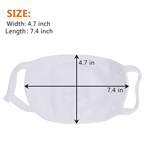 image for Aniwon Kawaii Mask- 5PCS Anime Face Mask Womens Cat Mask Reusable Cute