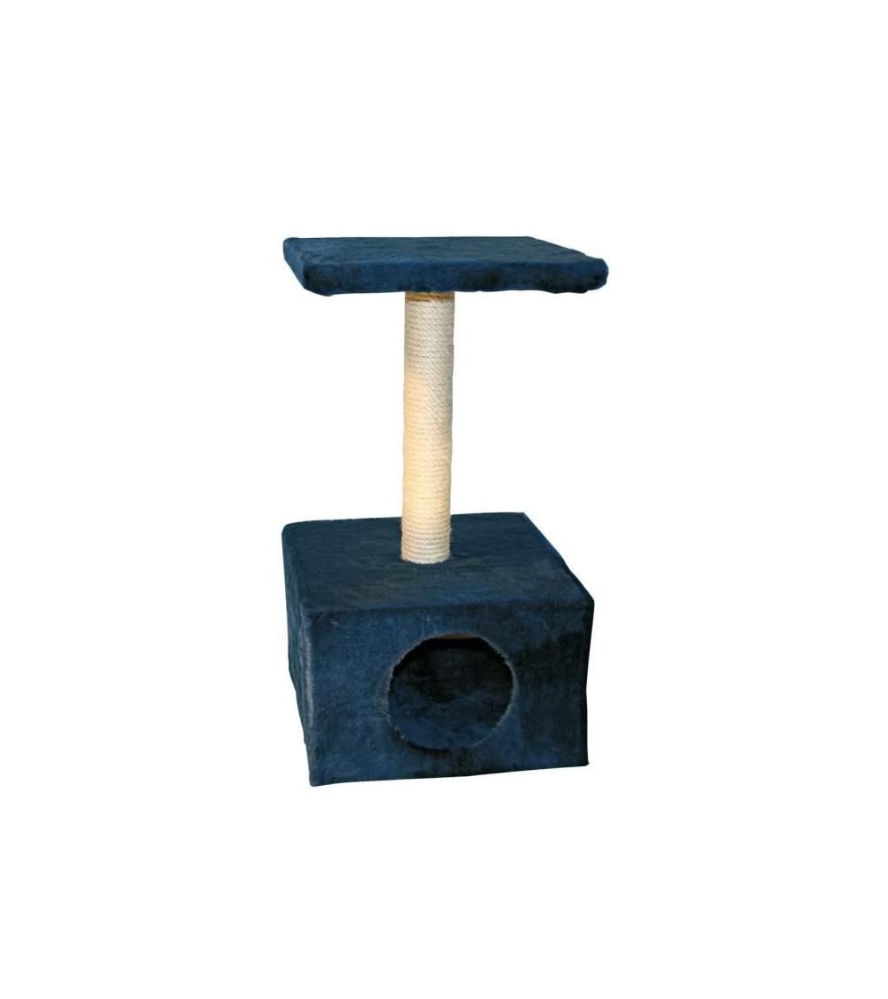 Kerbl Cat Amethyst Scratching Post, 31 x 31 x 57 cm, Dark Blue